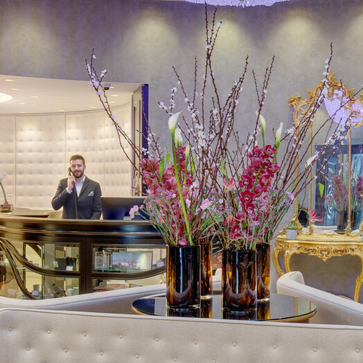 Lobby des Hotel Sans Souci Wien (c) Hotel Sans Souci Wien / Marek Gavlak