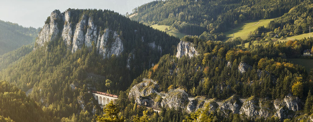 Aussichtspunkt „20-Schilling-Blick“ am Semmering