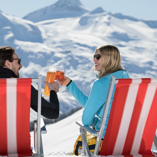 Frühlingswonne unter der Gletschersonne am Hintertuxer Gletscher