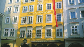 Geburtshaus von W.A. Mozart in Salzburg, Getreidegasse